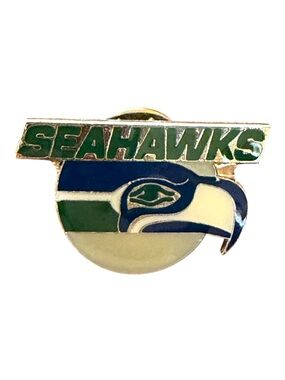 Seattle Seahawks NFL Retro Enamel Lapel Pin 1.5cm